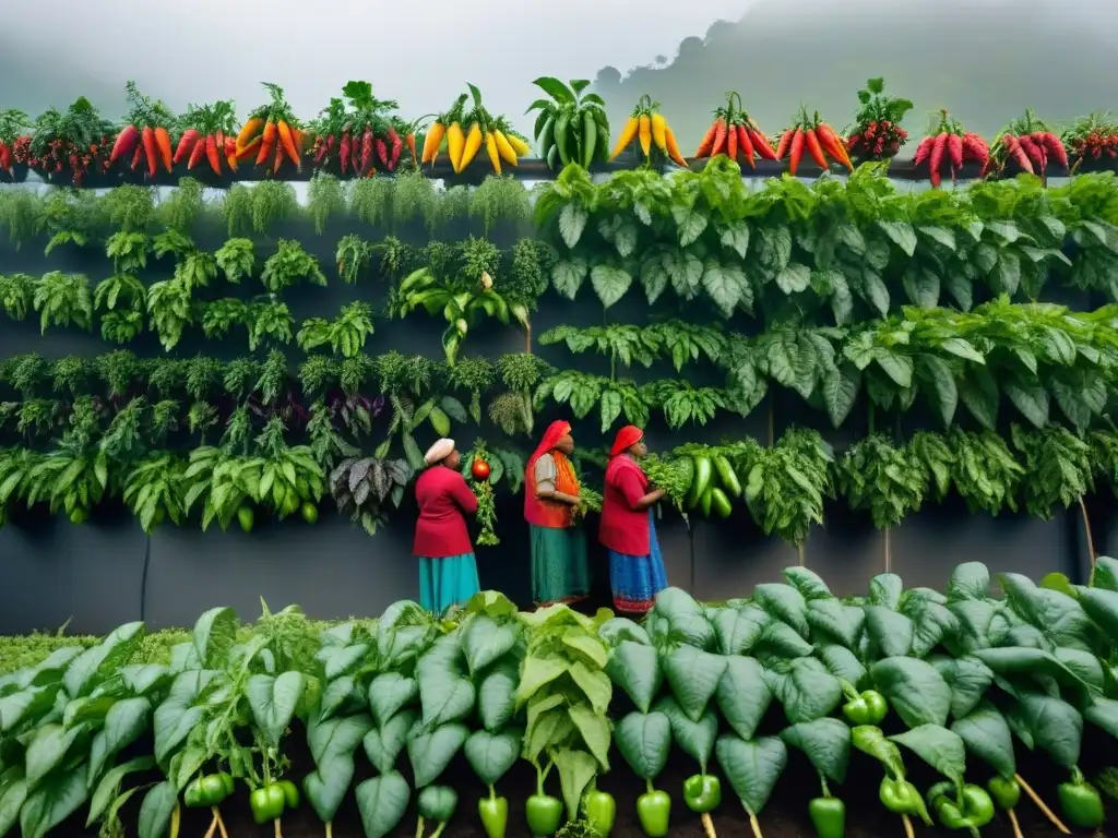 Agricultura indígena en cultivos verticales: Comunidad, tradición e innovación en la agricultura vertical urbana