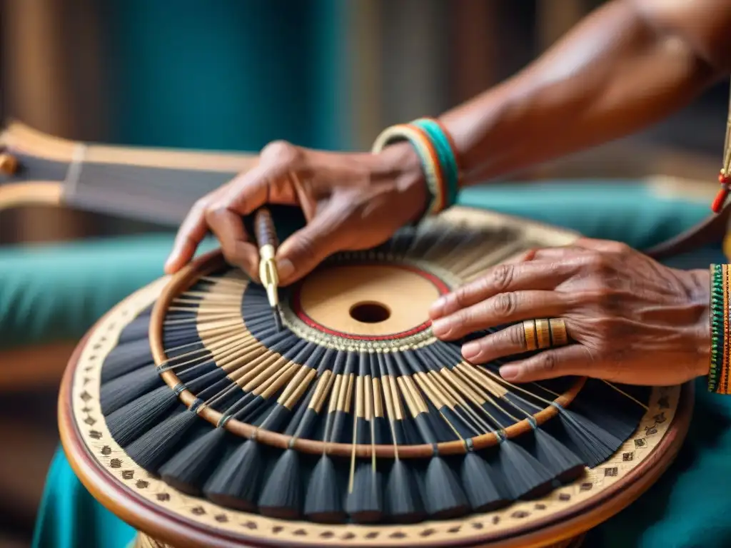 El alma de la tradición: manos hábiles crean instrumentos musicales indígenas en talleres artesanales