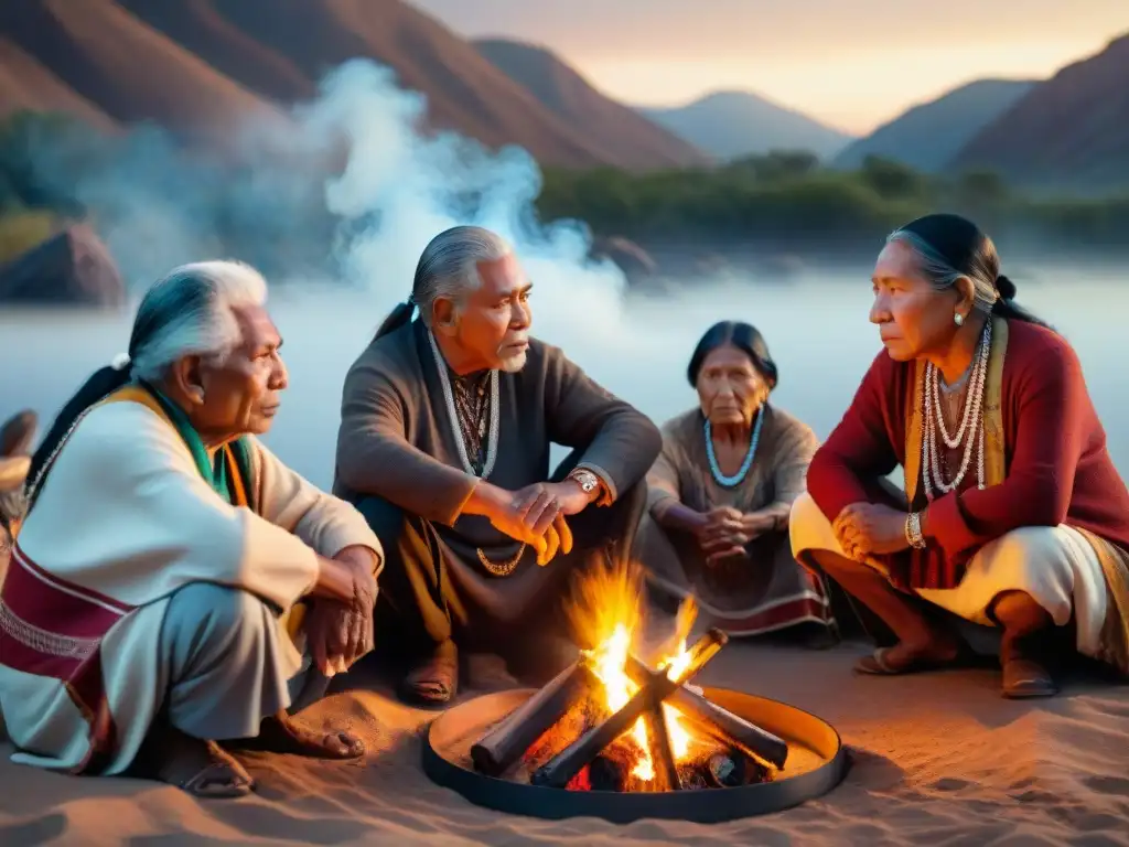 Conversación ancestral en torno al fuego, preservación de las lenguas indígenas