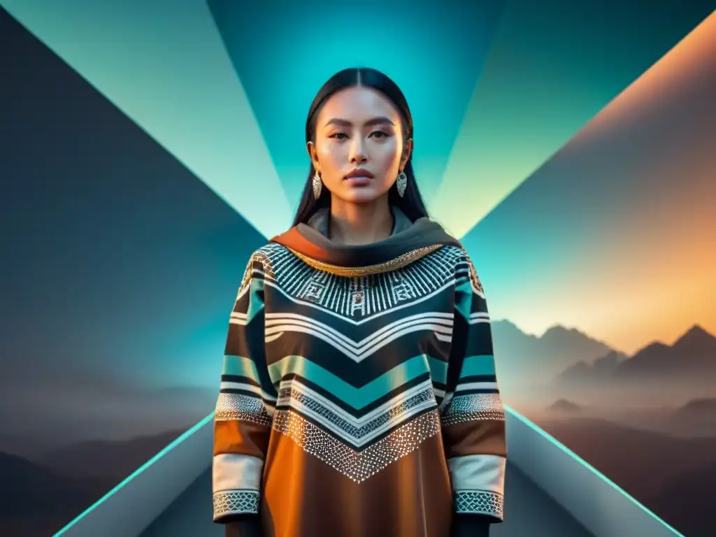 Fusión de arte indígena en plataformas digitales: diseño tradicional en pantalla digital