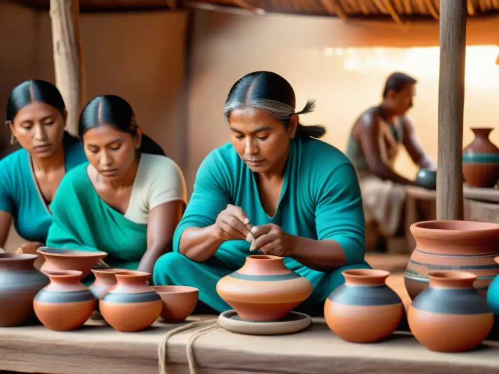 Artesanos indígenas revitalizan su cultura a través de la tecnología en talleres llenos de tradición y coloridas piezas de alfarería