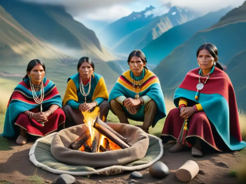 Celebración de la cultura Quechua en los Andes