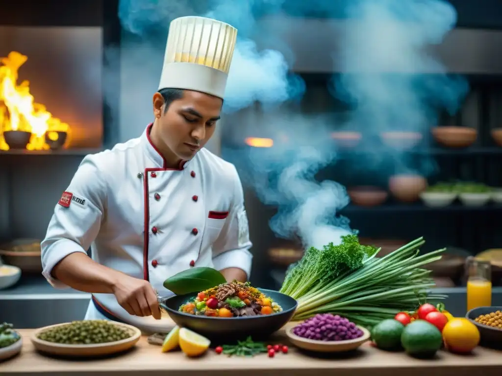 Un chef indígena redefiniendo cocina tradicional con destreza y creatividad