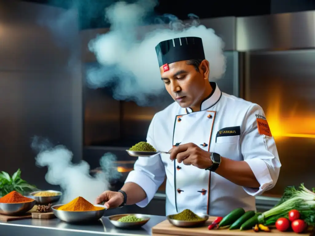 Un chef indígena experto fusiona cocina tradicional con técnicas modernas