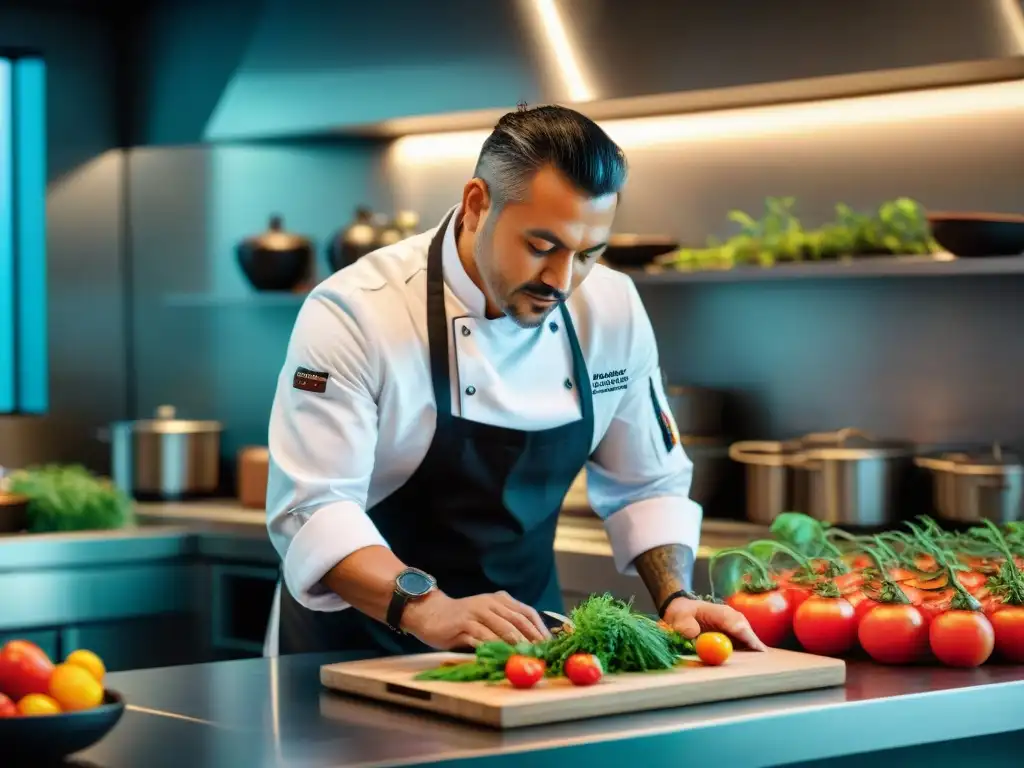 Un chef indígena de renombre fusiona ingredientes en una cocina moderna, impactando en la alta gastronomía