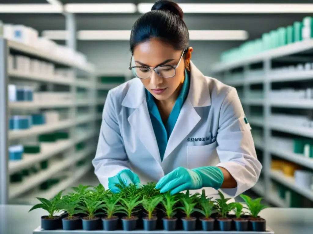 Científico estudia compuestos de planta exótica con precisión