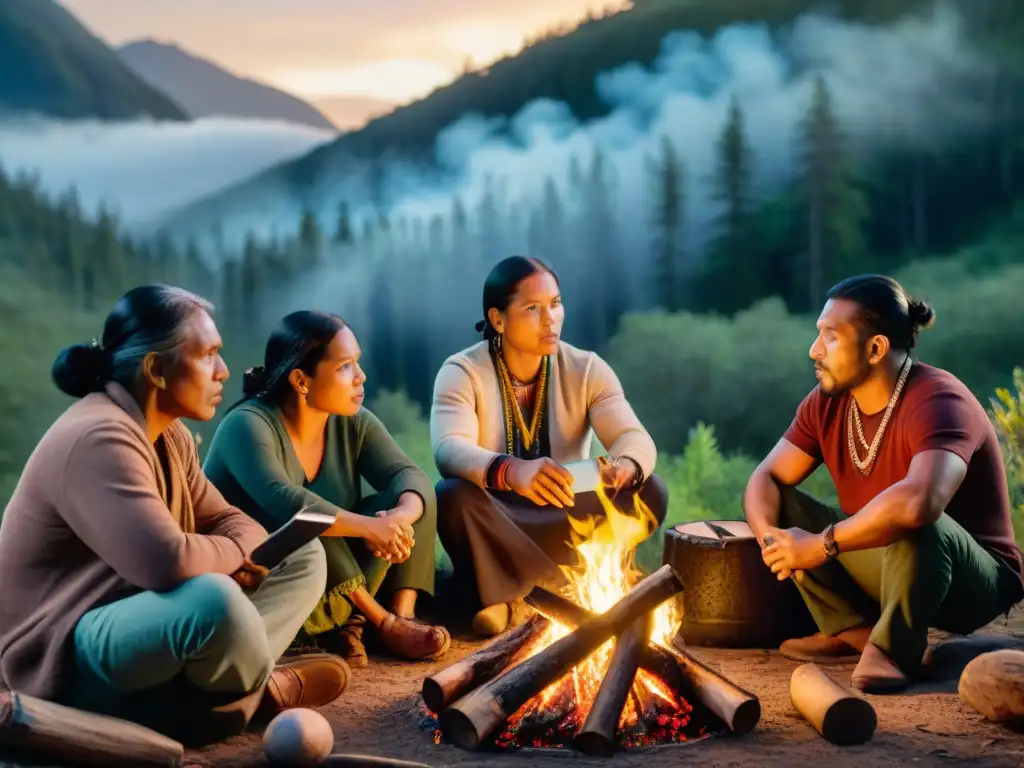 Cineastas indígenas enriquecen historias y cultura alrededor de fogata en la naturaleza