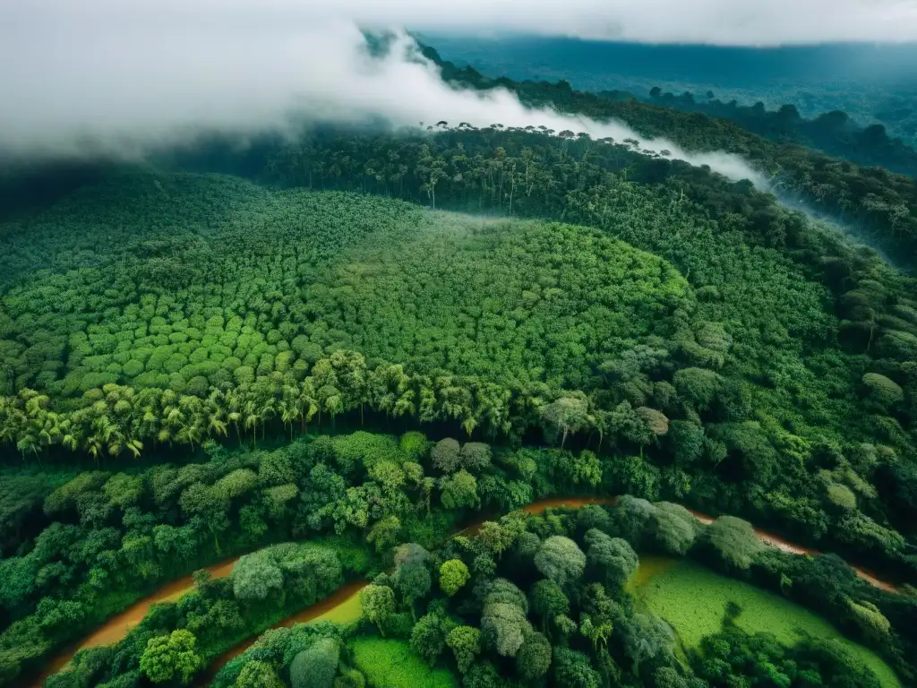 Comunidad indígena luchando por la tierra en la Amazonas