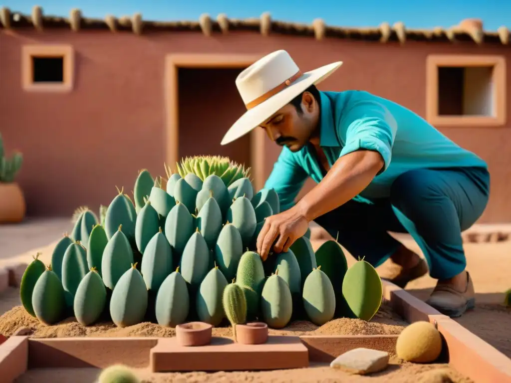 Construcción de casa mexicana con nopal: tradición y innovación en arquitectura