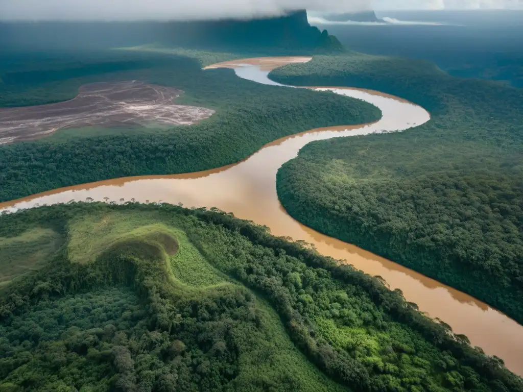 Contraste impactante: Movimientos indígenas contra extractivos en la selva amazónica