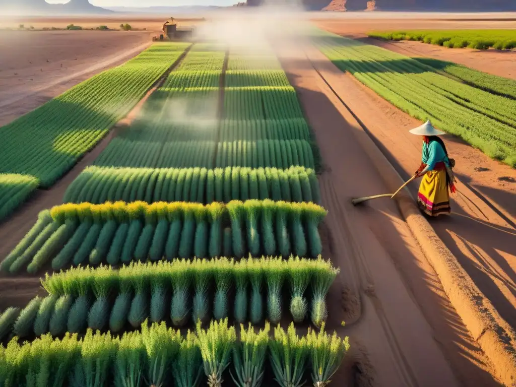 Cosecha tradicional Hopi: agricultores en el suroeste plantan semillas con métodos sostenibles