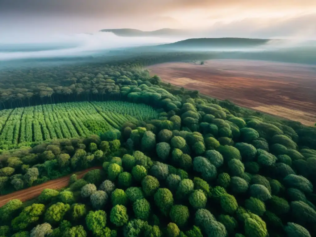 Desolación por deforestación: tierras áridas tras desplazamiento indígena por cambio climático