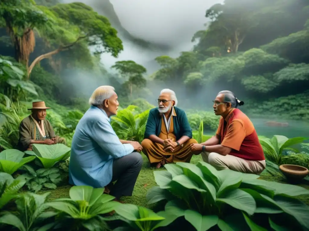 Un encuentro enriquecedor entre ancianos indígenas y científicos, unidos en saberes y respeto