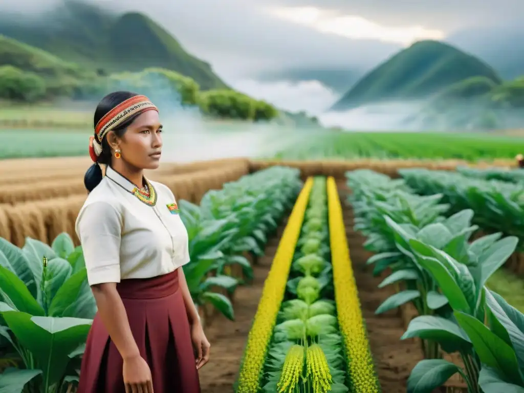 Estudiantes indígenas en realidad aumentada aprenden prácticas agrícolas