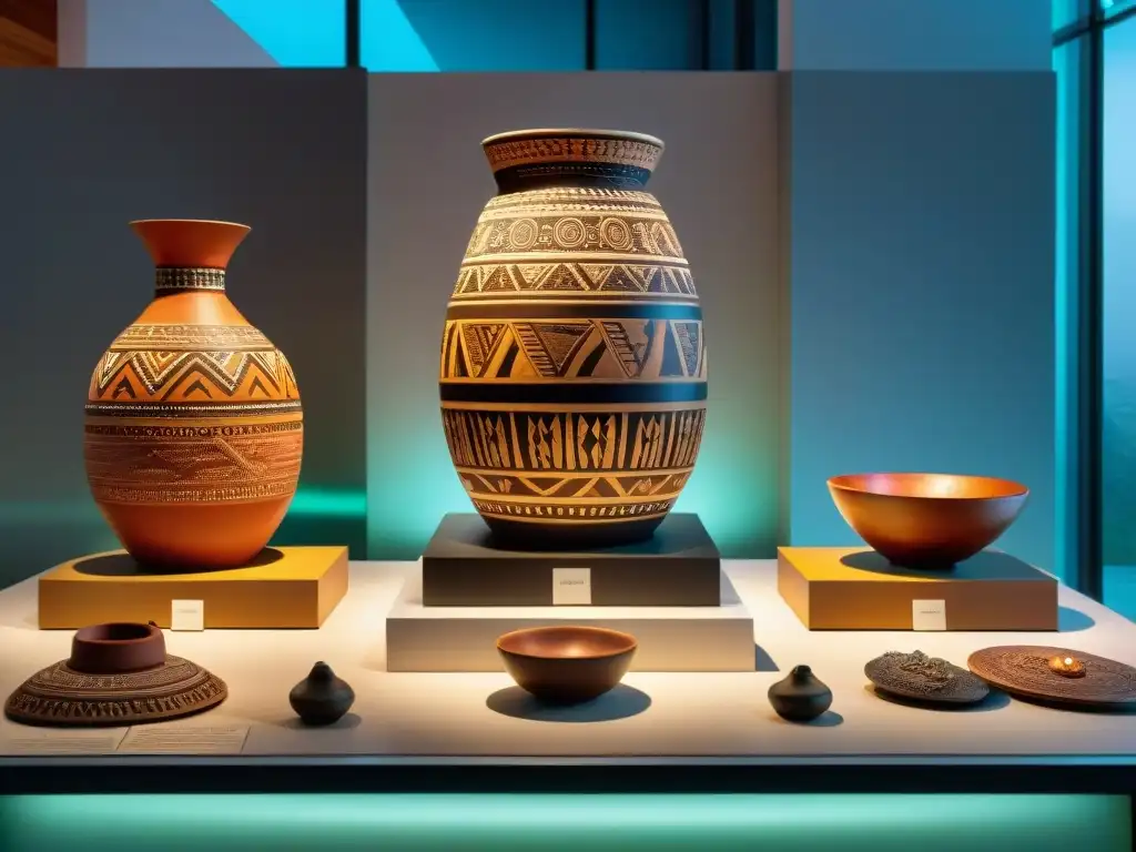 Una exhibición de artefactos indígenas con repatriación según ley internacional