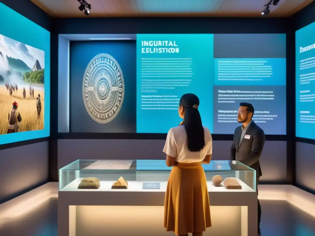 Una experiencia educativa y cultural, preservación cultura indígena en exposiciones interactivas dentro de un museo