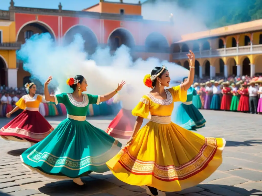 La preservación de festividades indígenas en América cobra vida con un vibrante baile de la Guelaguetza en Oaxaca, México