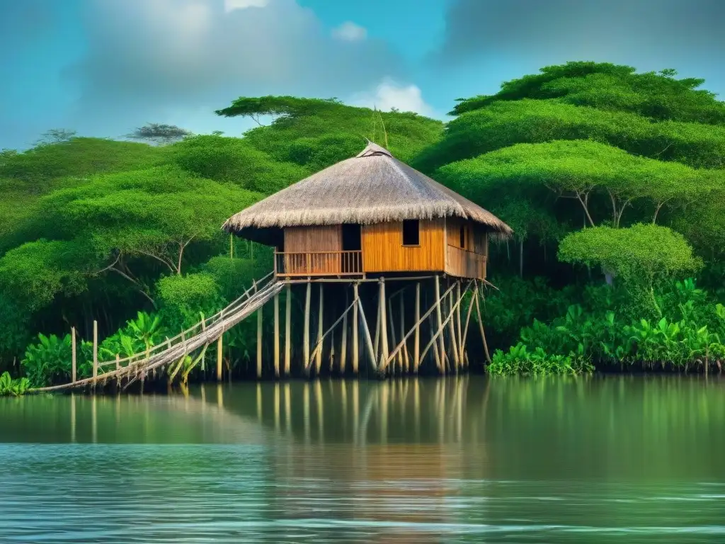 Ingeniería indígena frente desafíos climáticos: viviendas Warao en palafitos sobre el agua, con diseño único y armonía con la naturaleza