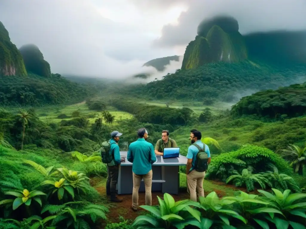 Grupo de científicos de las Américas en monitoreo ambiental tradicional tecnológico