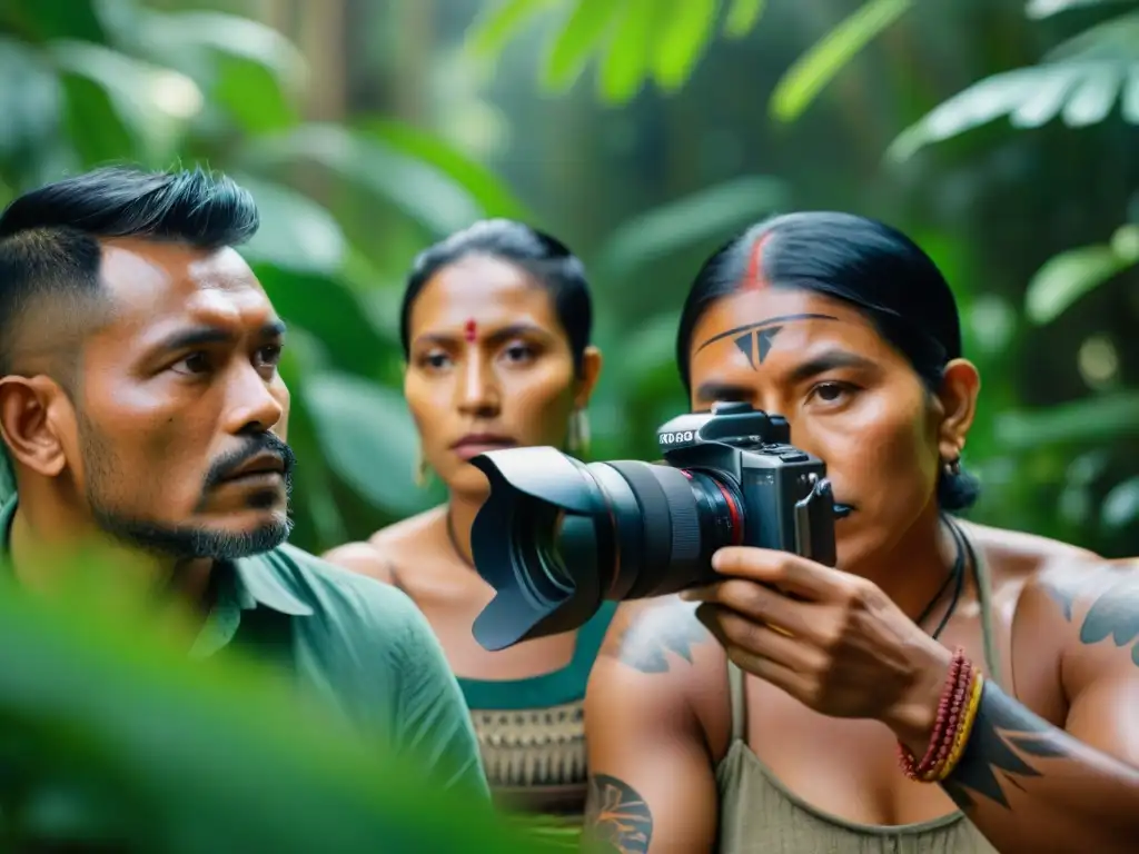 Un grupo de cineastas indígenas colaboran con pasión en la selva