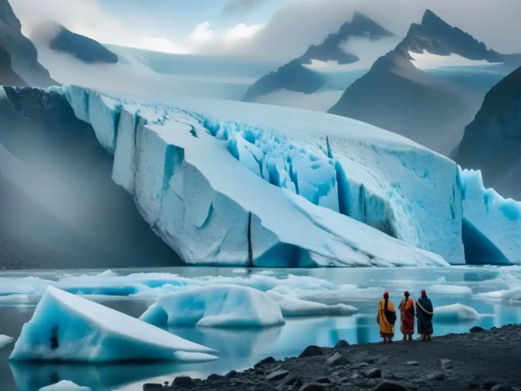 Grupo indígena observa derretimiento glacial, reflejando impacto en su cultura