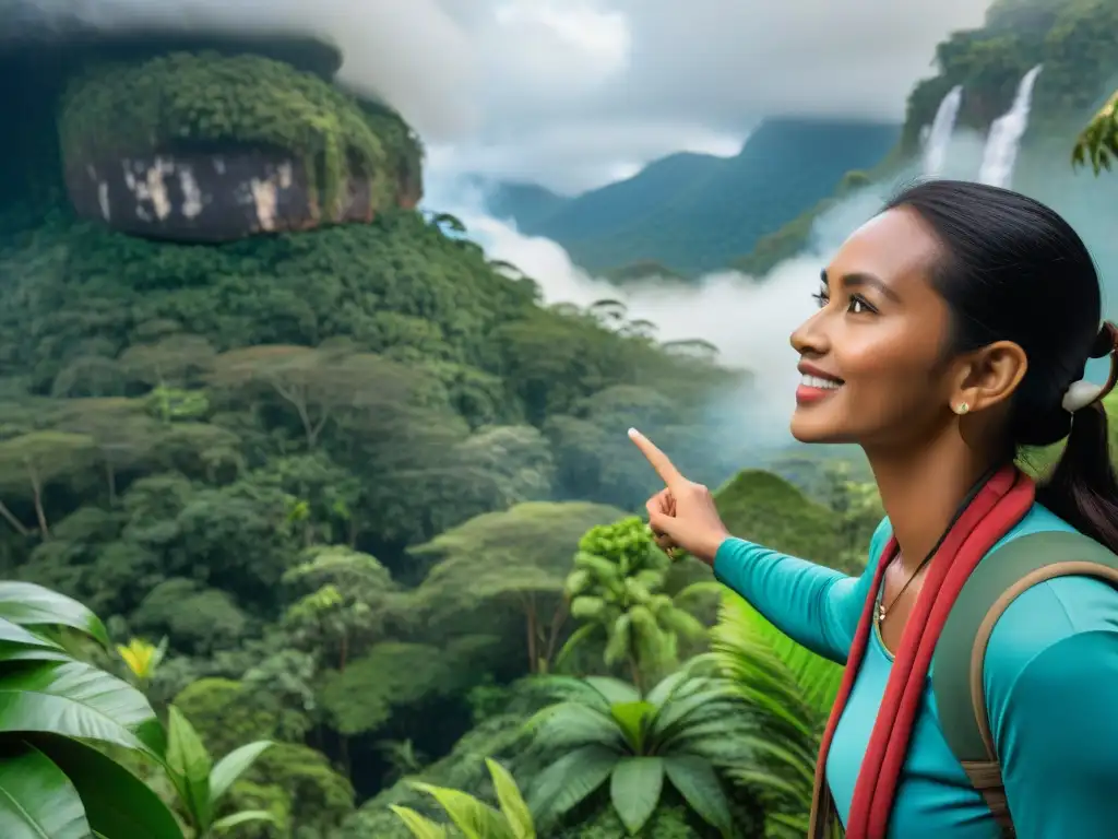 Un grupo de jóvenes guías indígenas lidera un turismo responsable en la selva, compartiendo saberes con turistas de diversas culturas