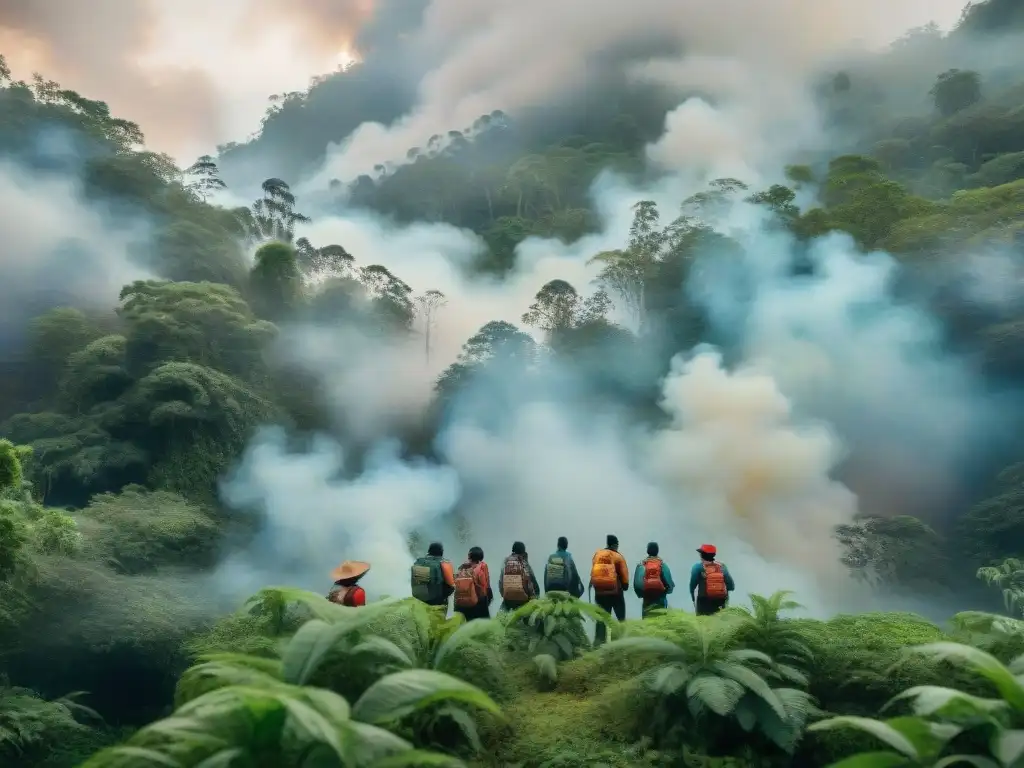 Un grupo de refugiados ambientales indígenas de las Américas muestra resiliencia y determinación en la selva