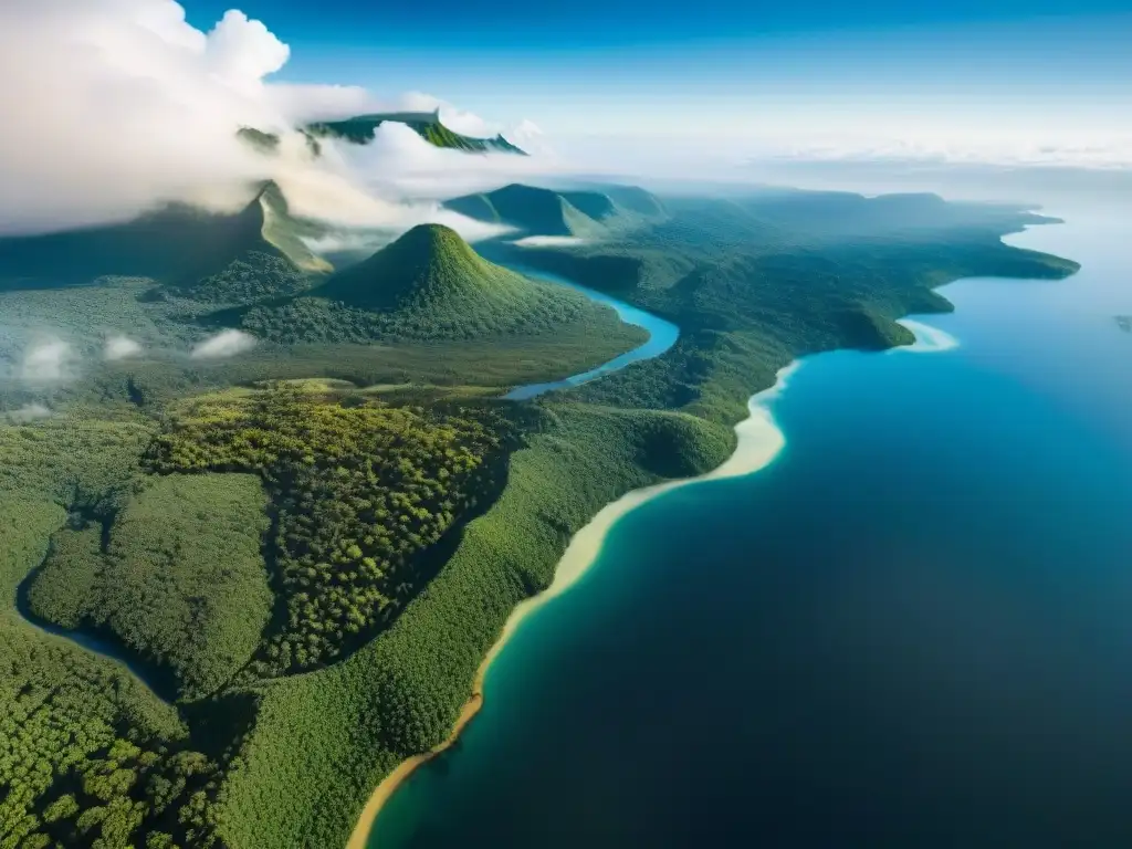 Impactante contraste entre paisajes biodiversos de América antes de la llegada europea y la devastación actual