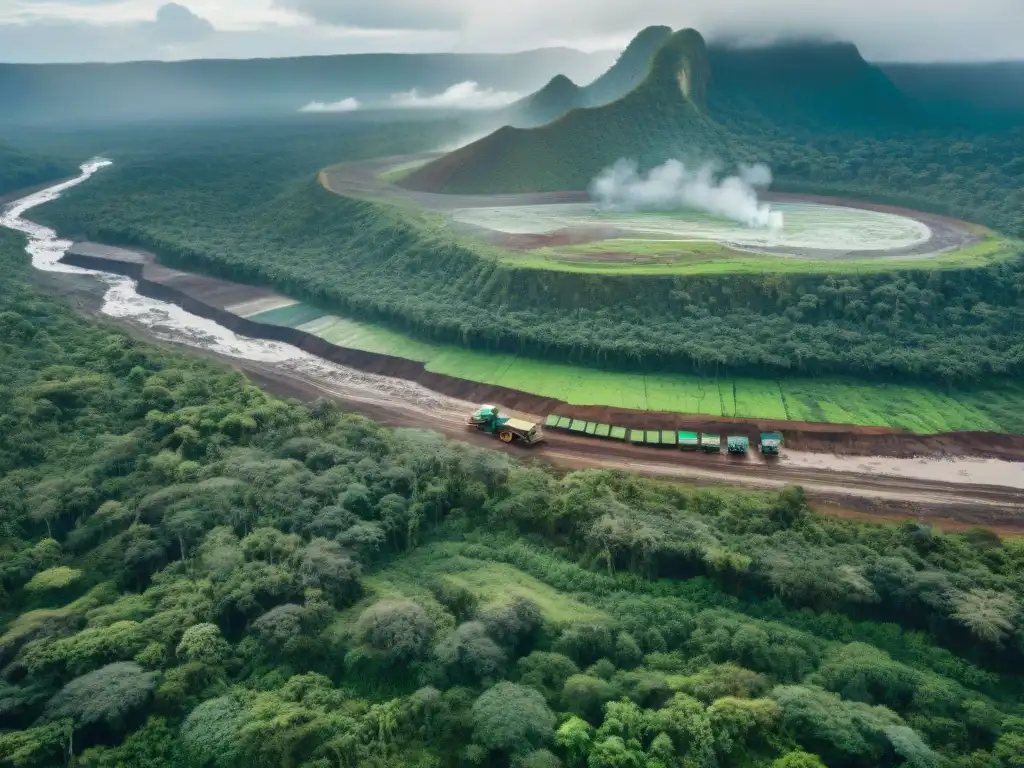 Impacto de la minería ilegal en indígenas: Selva vibrante vs