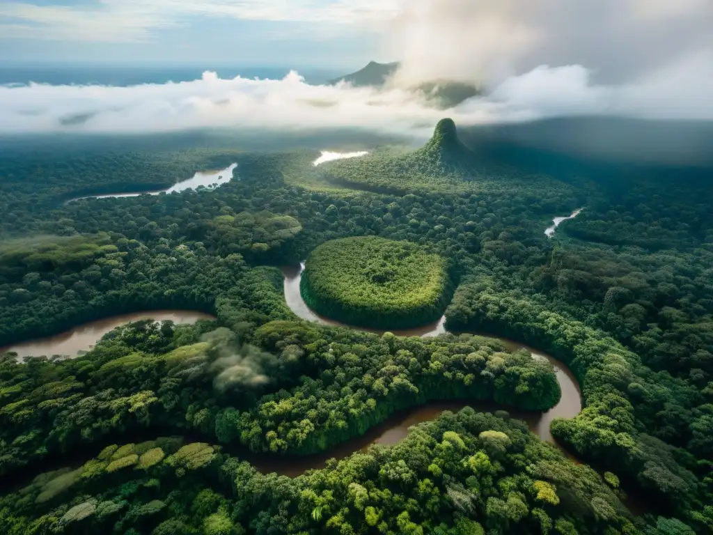 Un impresionante paisaje amazónico con estrategias indígenas cambio climático