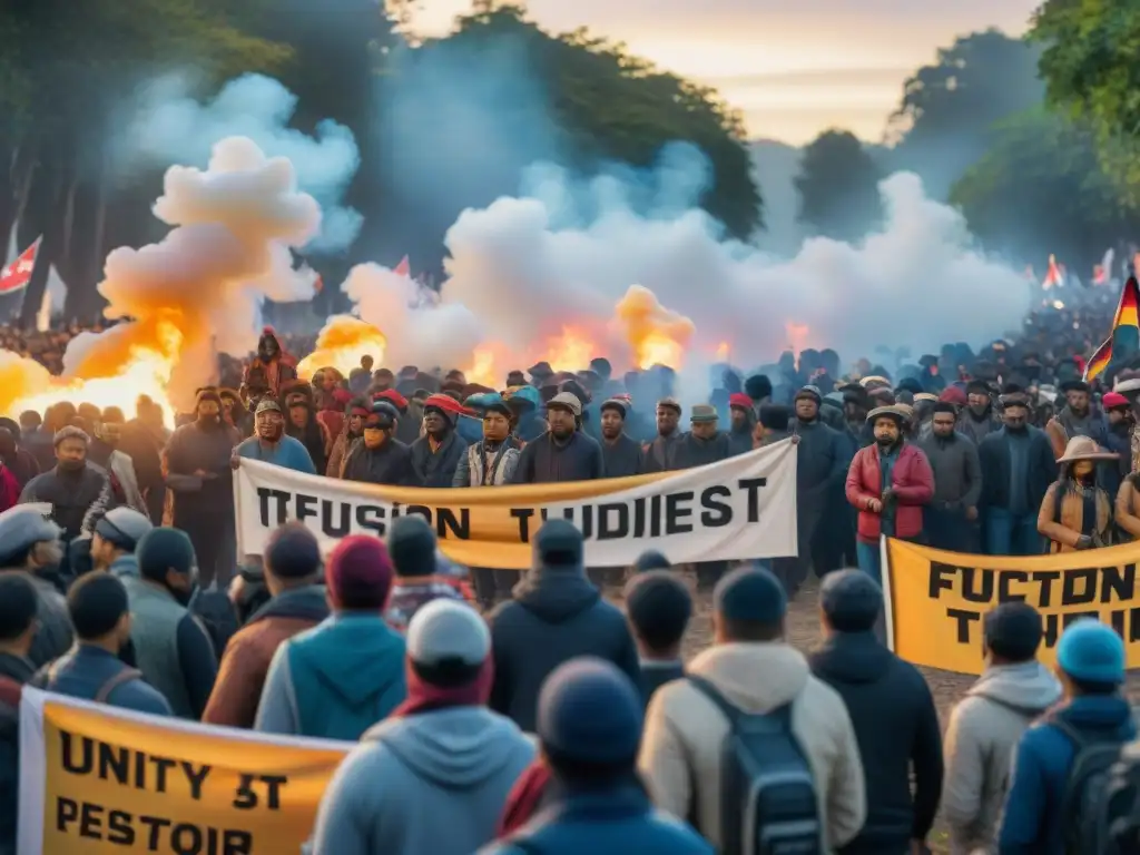 Indígenas en resistencia unen tradición y tecnología con redes sociales en lucha por justicia