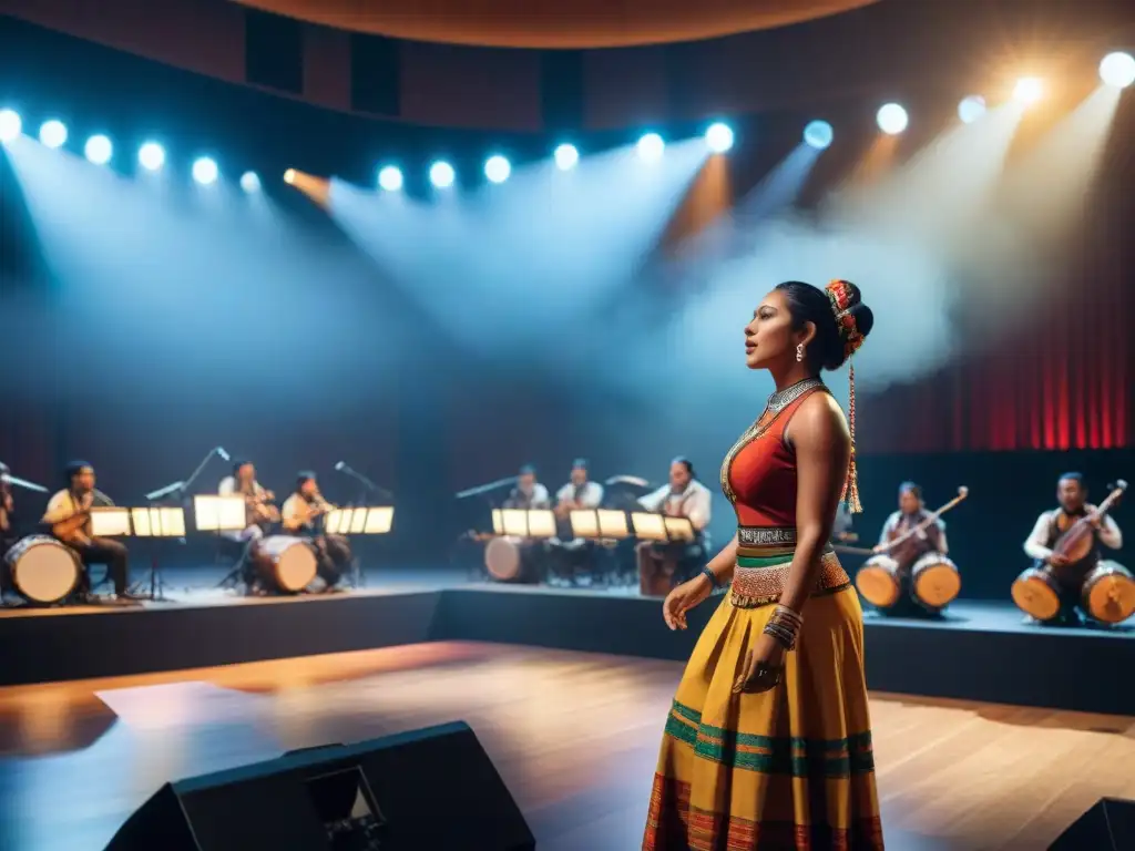 Jóvenes artistas de música indígena contemporánea fusionan tradición y modernidad en un escenario vibrante