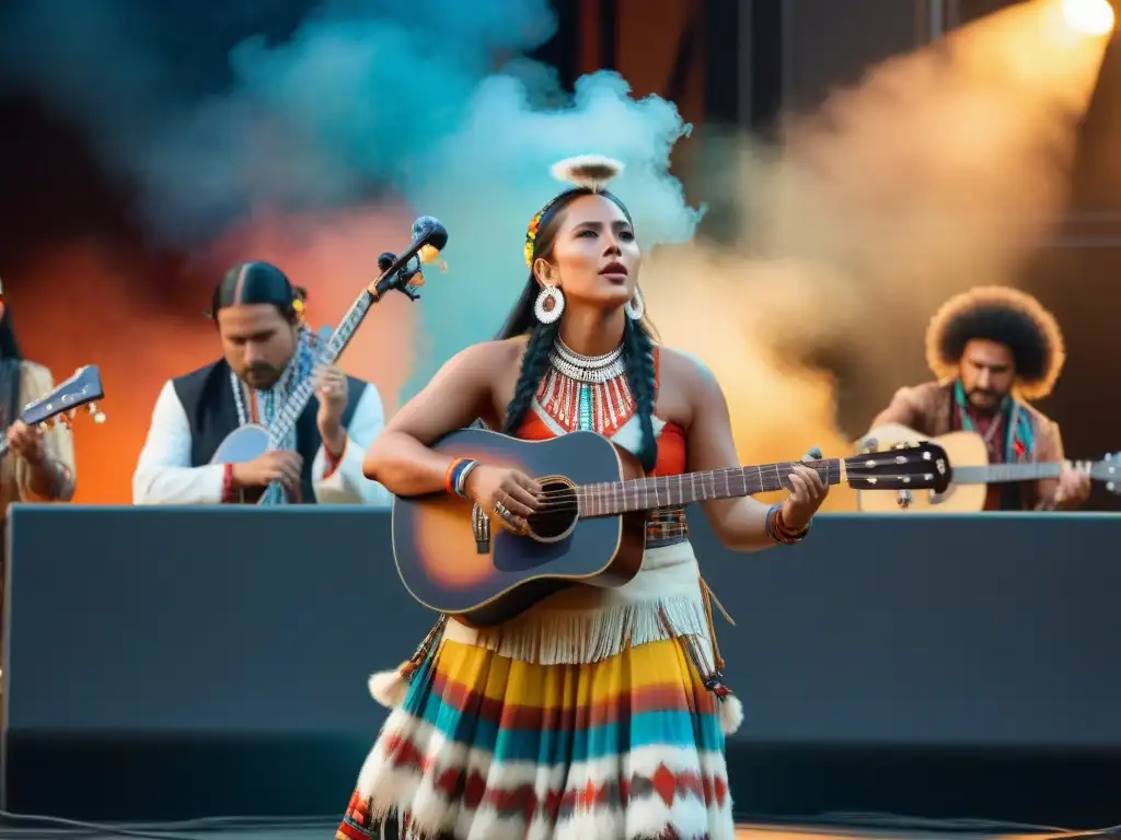 Jóvenes artistas de música indígena contemporánea fusionan tradición e innovación en vibrante concierto inclusivo