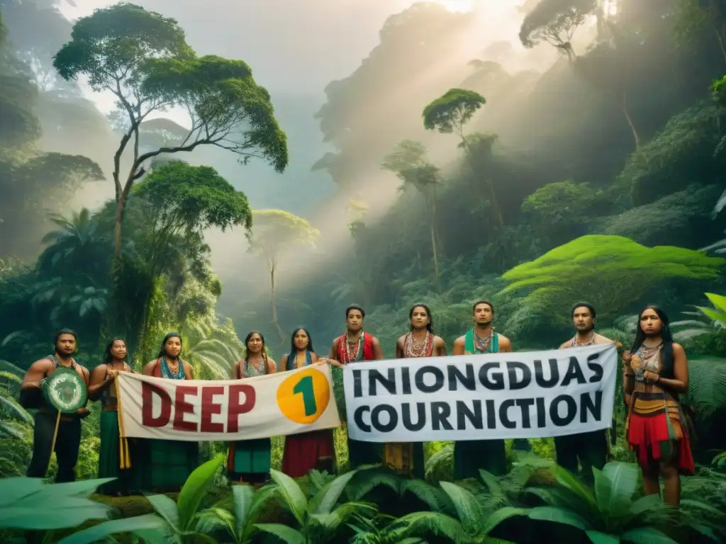 Jóvenes indígenas lucha ambiental: Activistas en la selva con mensajes poderosos por la protección del medio ambiente