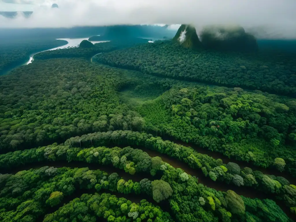 Legado territorial indígena en la exuberante Amazonía capturado por drones