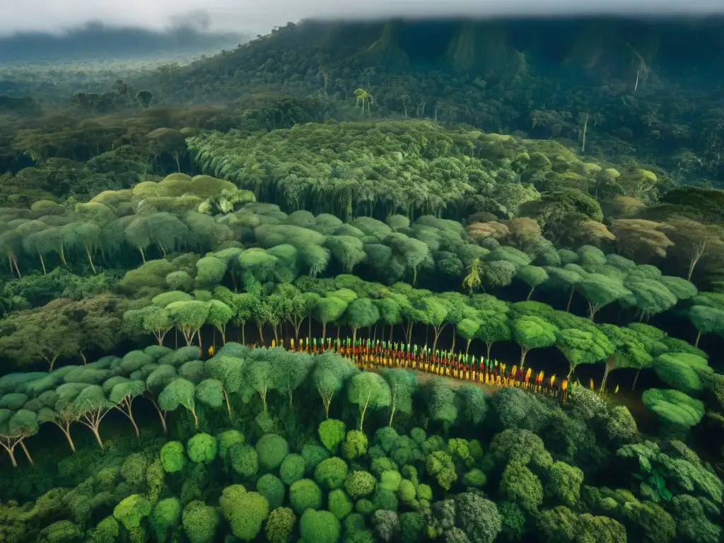 La lucha de los GuaraniKaiowá en Brasil se refleja en su armonía con la selva amazónica