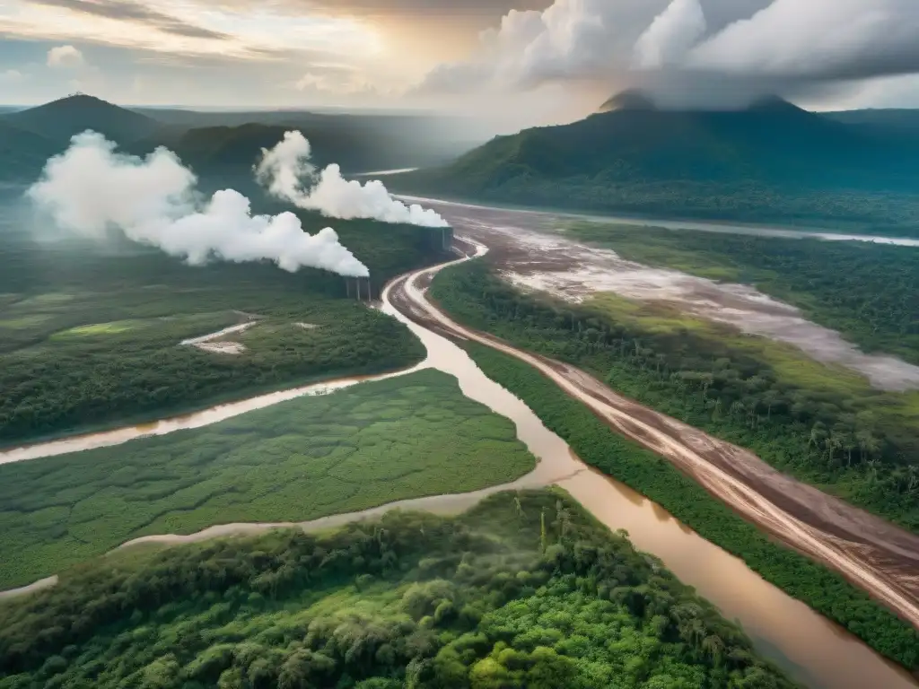 La lucha de movimientos indígenas contra extractivos: selva vibrante vs