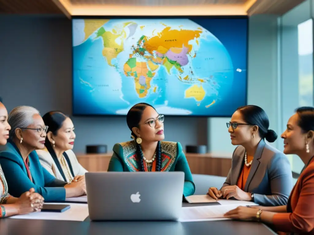 Mujeres indígenas en conferencia, unidas por derechos y liderazgo global