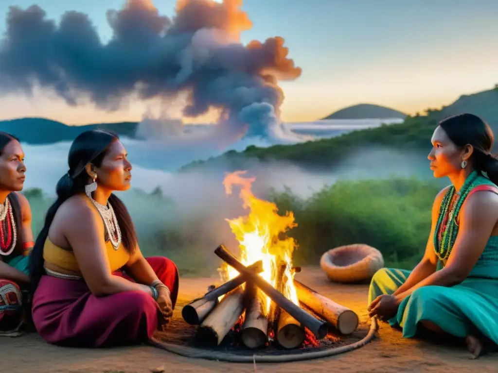 Indígenas debaten derechos reproductivos al fuego Mujeres indígenas debaten sobre derechos reproductivos junto al fuego en aldea remota