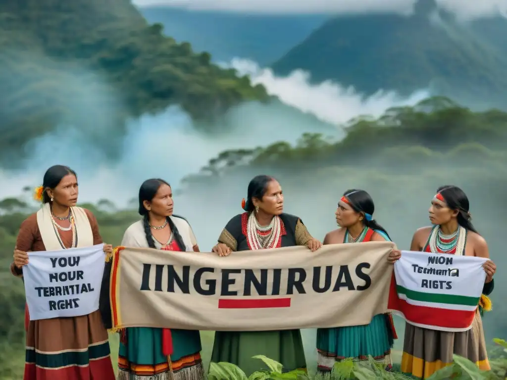 Mujeres indígenas luchan por derechos territoriales con determinación y solidaridad en la selva