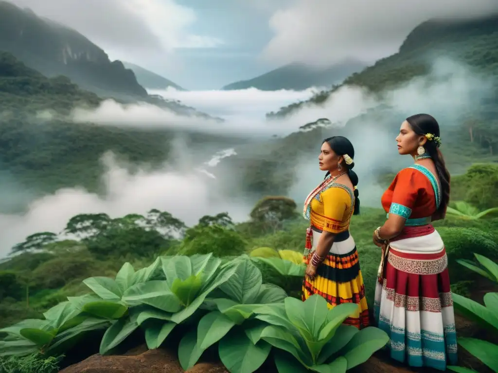 Mujeres indígenas conservan patrimonio cultural en vibrante ceremonia ancestral en la selva