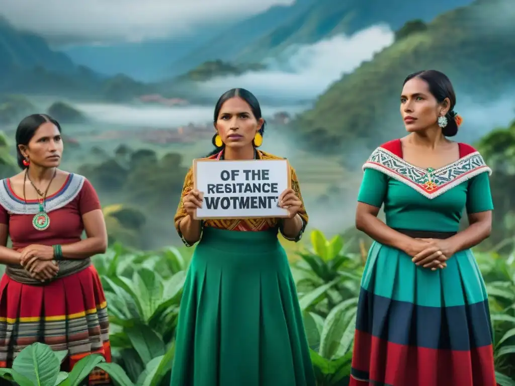 Mujeres indígenas de Guatemala luchan por la tierra y protegen el medio ambiente, con mensajes poderosos a favor de sus derechos