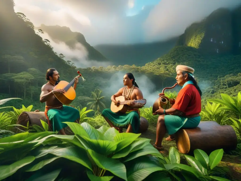 Música indígena: músicos preservando cultura en la selva con pasión y tradición