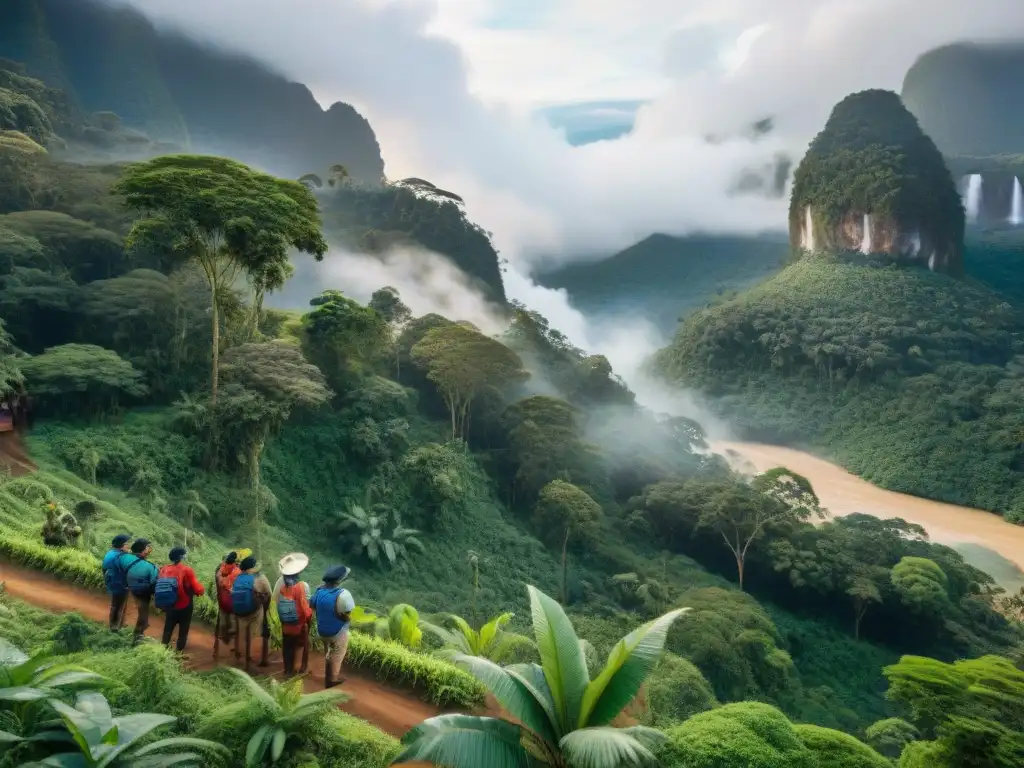 Un paseo ecoturístico guiado por comunidades indígenas en la selva