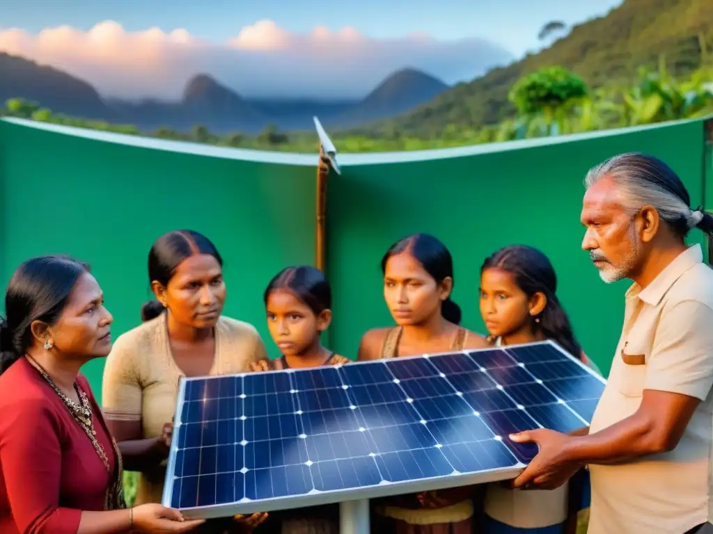 Proyecto de autonomía energética para comunidades indígenas: líder explica impacto de paneles solares a comunidad esperanzada