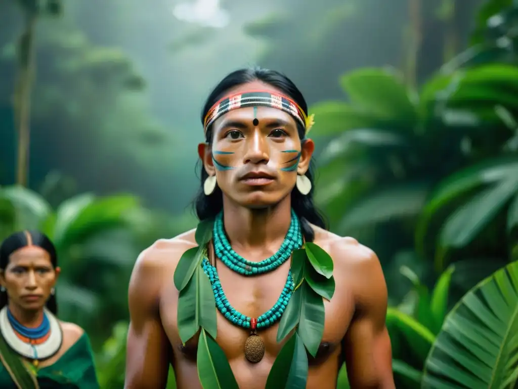 Ritual de preservación de la lengua indígena en la Amazonía con diversidad lingüística indígena Amazonas