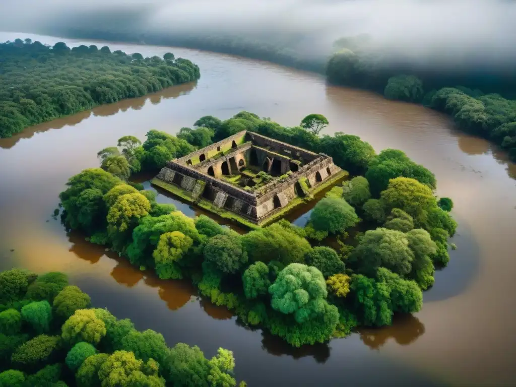 Ruinas preincaicas inundadas por El Niño, mostrando la devastación en estas civilizaciones ancestrales