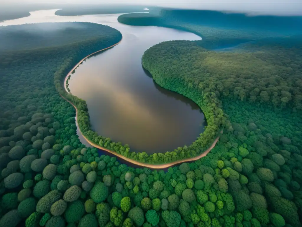 Paisaje impactante: Xingu River y la presencia de la represa Belo Monte El Xingu serpentea por la selva amazónica, con la imponente presa de Belo Monte al fondo