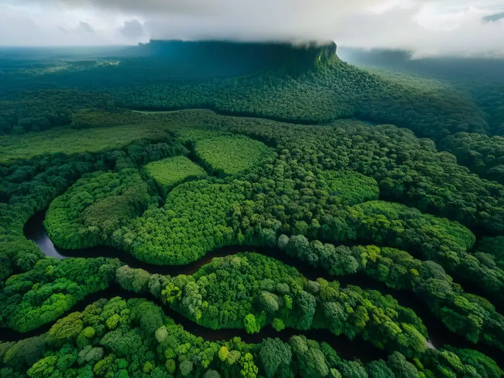 Cartografía indígena: la tecnología aérea revela la majestuosidad de la exuberante selva amazónica