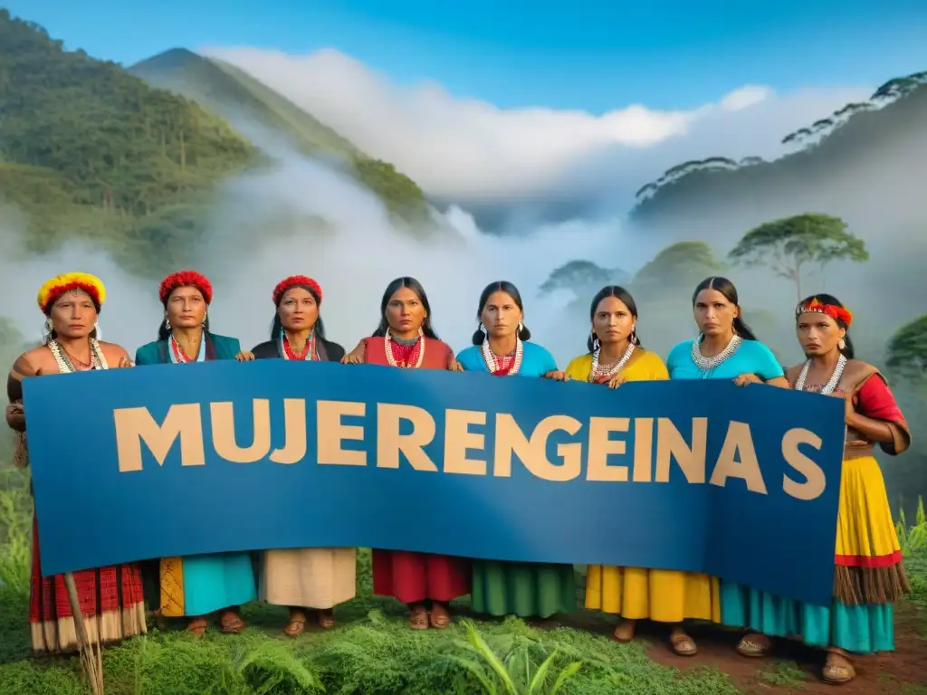 Unidas por la tierra, mujeres indígenas luchan contra la deforestación en el bosque